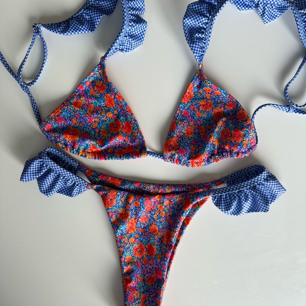 Strawberry Milk Mob Swimsuit Bikini Set